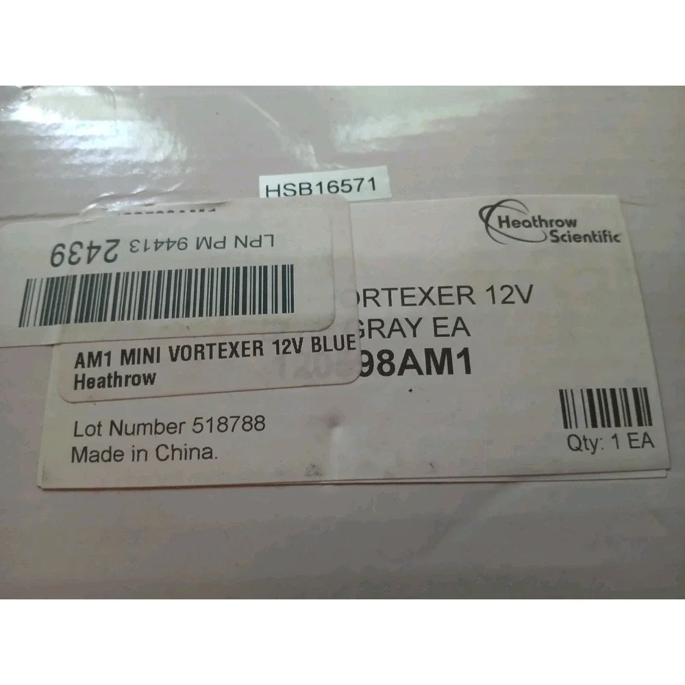 Heathrow Scientific Mini Vortex Mixer Vortexer 12v HSB16571‎ F3